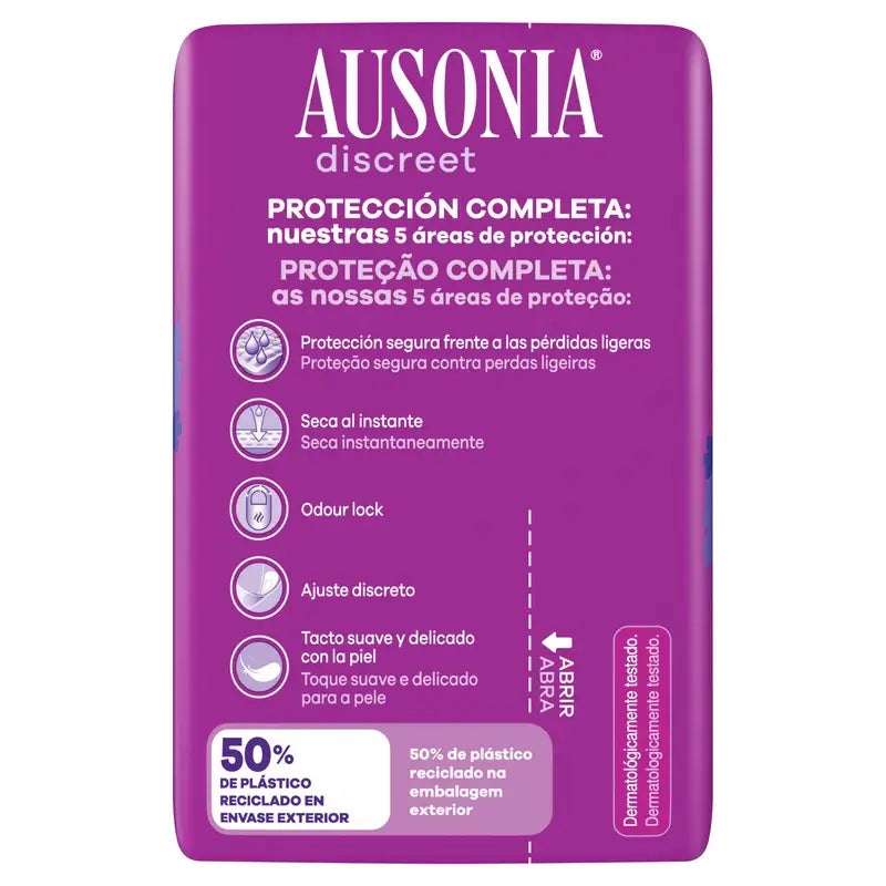 Ausonia Discreet Maxi assorbenti notturni per la perdita di urina, 12 unità