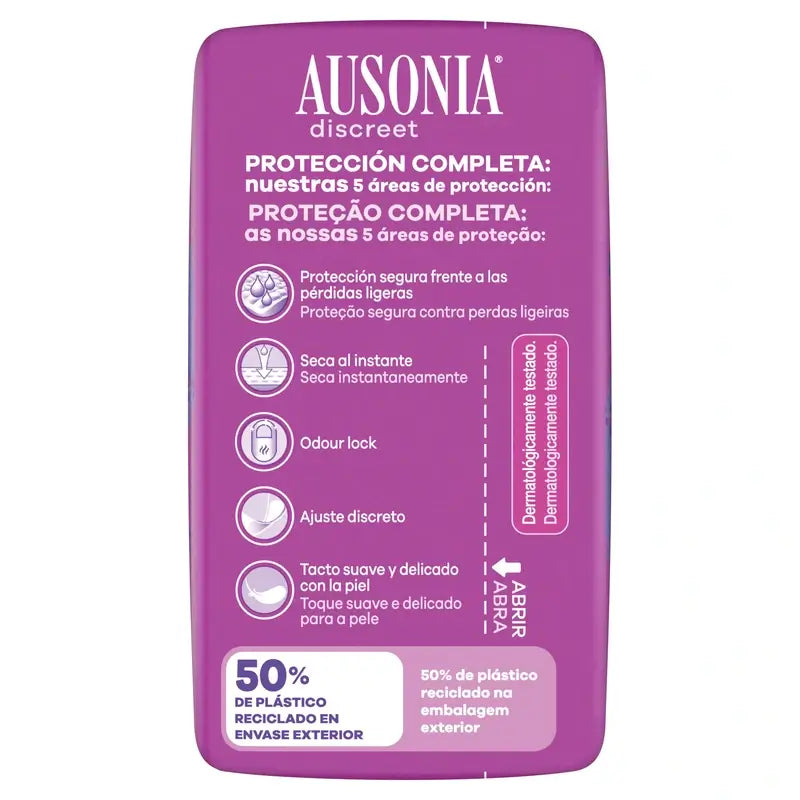 Ausonia Discreet Maxi Pads per perdite di urina, 10 unità