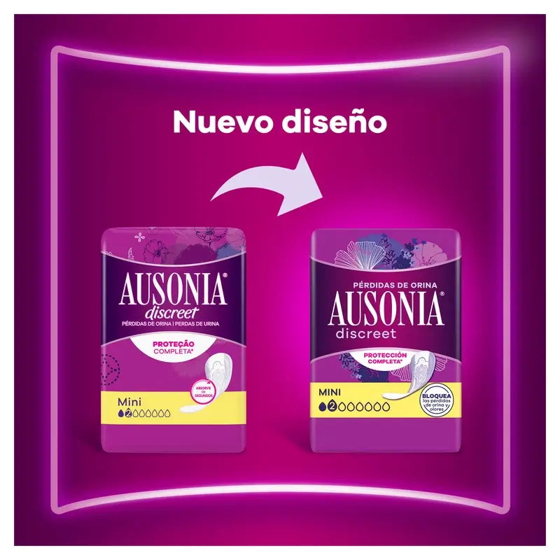 Ausonia Discreet Urine Loss Pads Mini, 24 unità