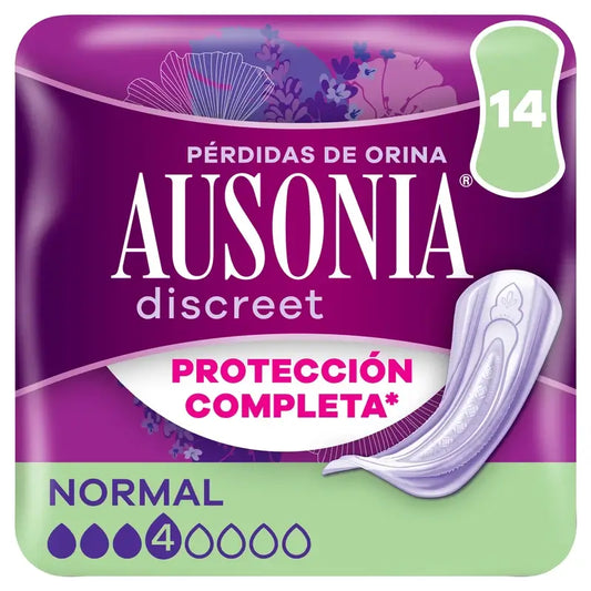 Ausonia Pads discreti per perdite di urina normali, 14 unità