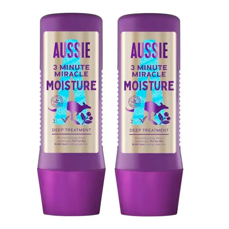 Aussie 3 Minutes Miracle Hydration Sos Mask, confezione da 2 x 225 ml
