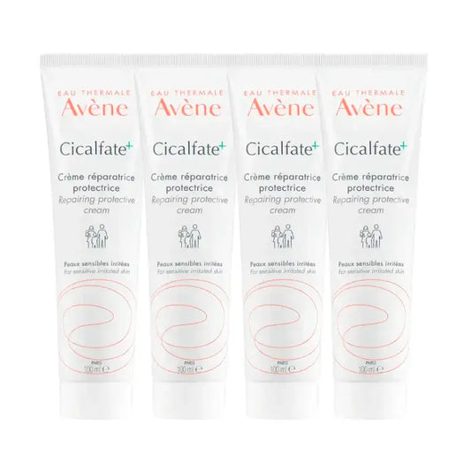 Avène Cicalfate Crema Riparatrice, Confezione 4 x 100 ml