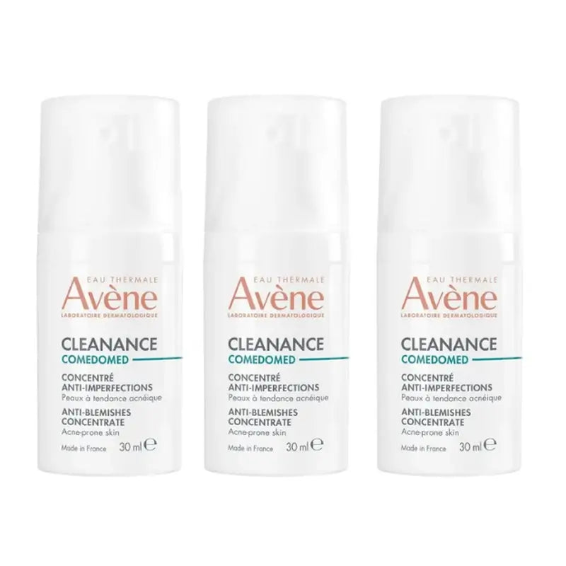 Avène Cleanance Comedomed Concentrato Anti-Imperfezioni, 3x30 ml