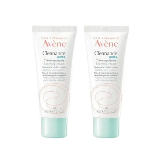 Avène Cleanance Hydra Crema, 2X40 Ml