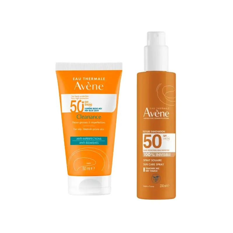 Avène Cleanance Spf 50+ 50 Ml + Spray Invisibile Spf 50 200 Ml