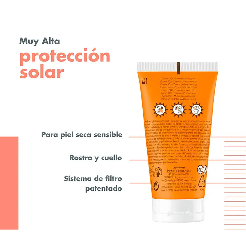 Avène Protezione solare SPF 50+ 50 ml