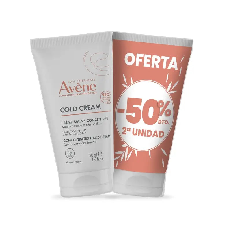 Avène Duo Crema Mani 2X50Ml 50% 2A Av Unit
