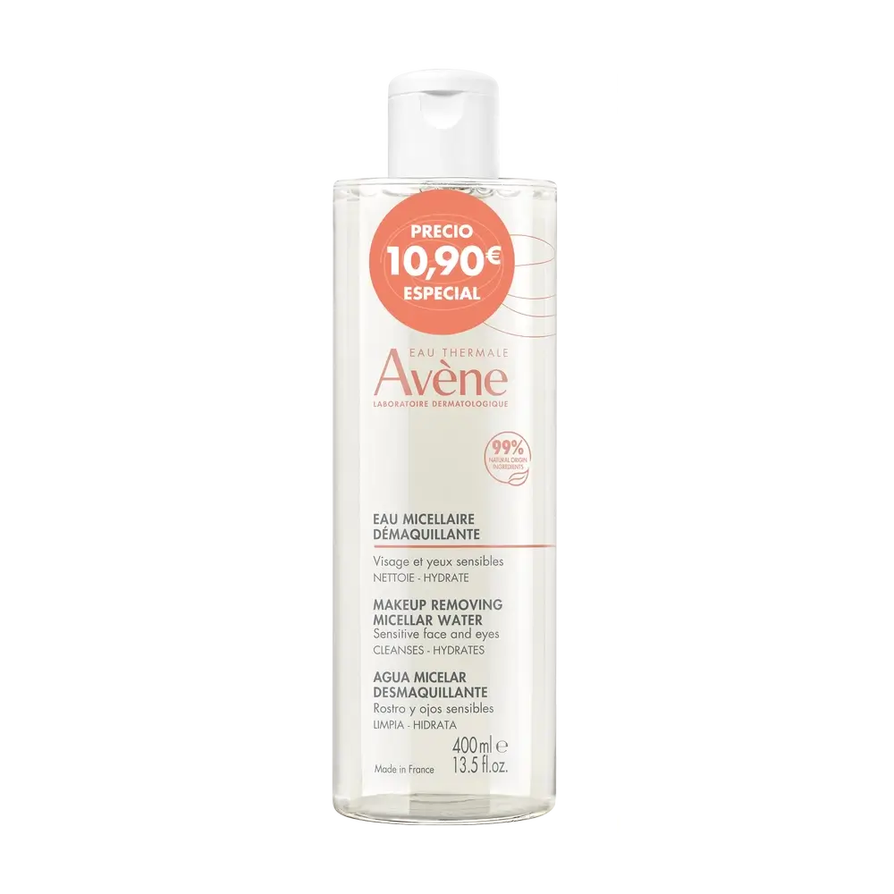 Avène Eau Thermale Acqua Micellare Detergente, 400 ml