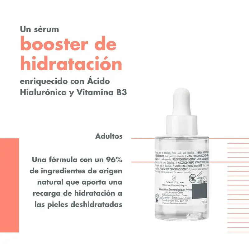 Avène Hydrance Boost Siero Concentrato Idratante, 30 ml