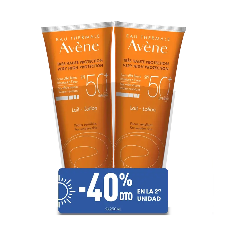 Avène Eau Thermale Latte Spf 50+ Confezione 2 X 250Ml