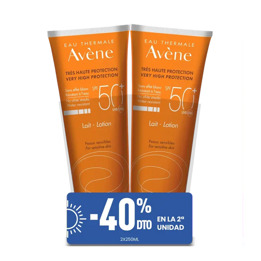 Avène Eau Thermale Latte Spf 50+ Confezione 2 X 250Ml