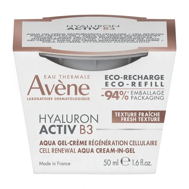 Avène Hyaluron Activ B3 Aqua ricarica gel-crema rigenerante cellulare, 50 ml
