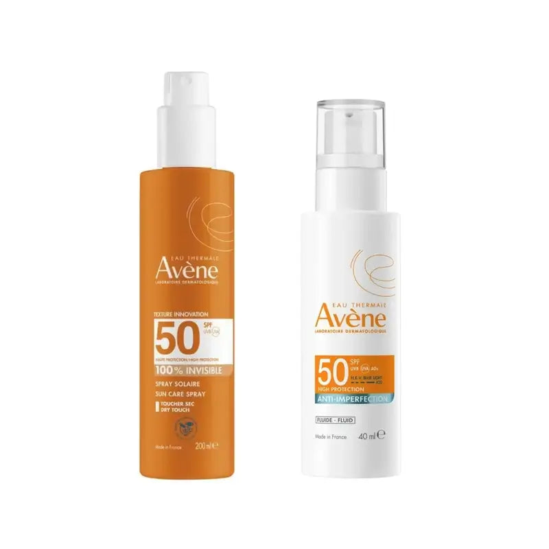 Avène Expert Anti-Imperfections Spf50 40 Ml + Spray Invisibile Spf 50 200 Ml