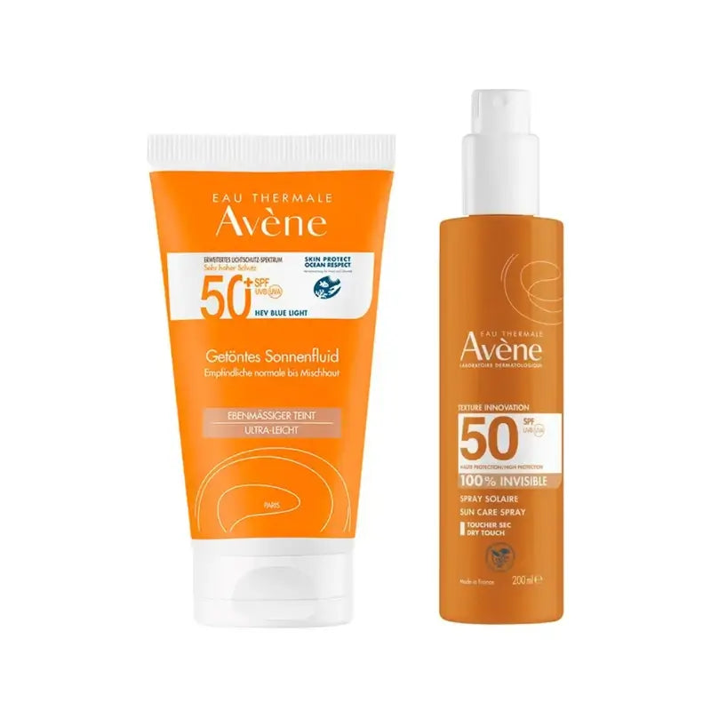 Avène Fluido Spf 50+ Colore 50 Ml + Spray Invisible Spf 50 200 Ml