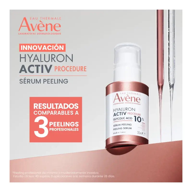 Avène Hyaluron Activ Procedure Siero Esfoliante al 10% di acido glicolico 30 ml