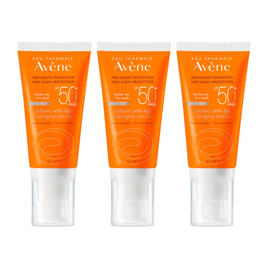 Avène Crema solare anti-età Spf 50+, 3 x 50 ml