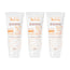Avène Latte minerale di protezione solare per pelli intolleranti Spf 50+, 3 x 100 ml