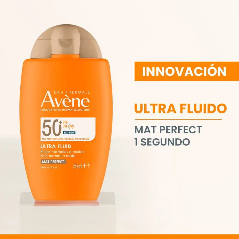 Avène Ultra Fluid Mat Perfect With Colour Spf50+, 50 ml