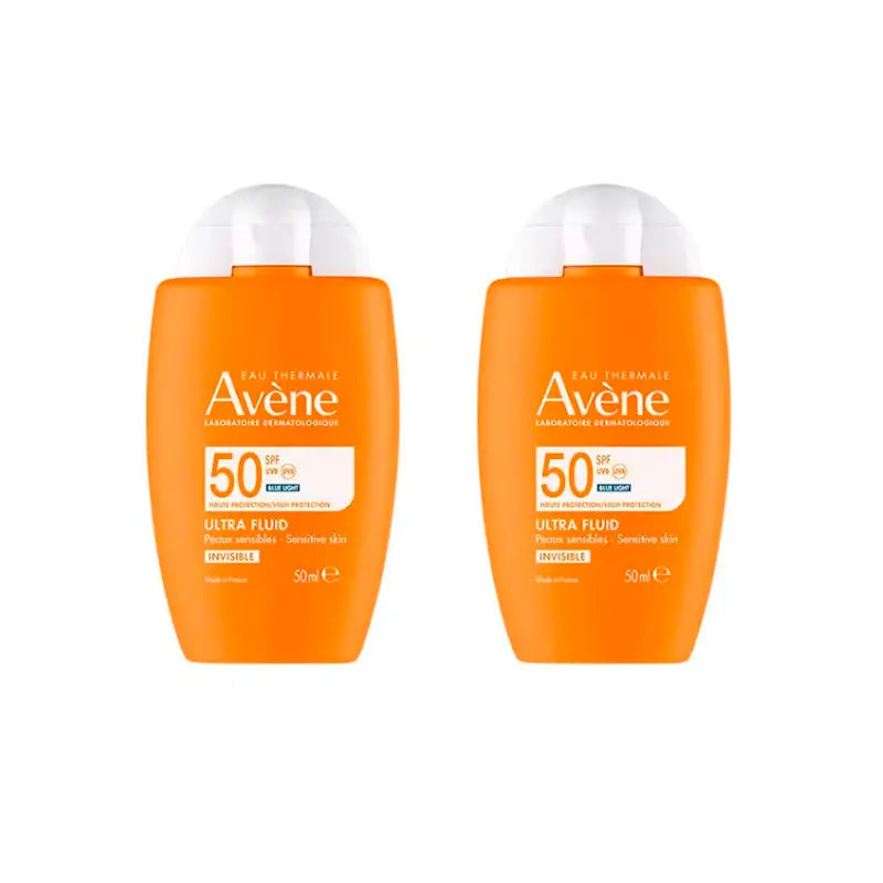 Avène Fluido Ultra Invisibile Spf50, 2X50 Ml