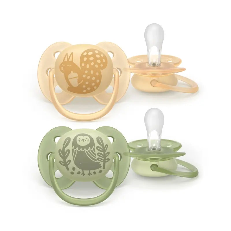 Avent 2 Succhietti ultra morbidi 6-18M