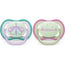 Avent Ultra Air Pacifiers 0-6 Months Girl - Nocturne , 2 pieces