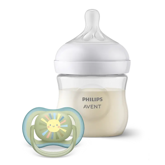 Biberon Avent Natural Response + Kit succhietto Ultra Air 0-6 M