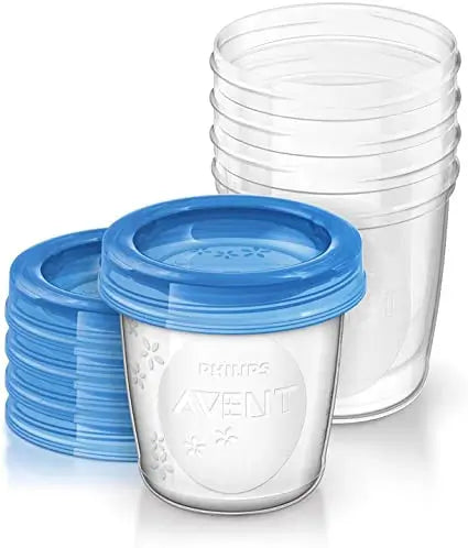Avent Breast Milk Containers 5 pcs. of 180 ml