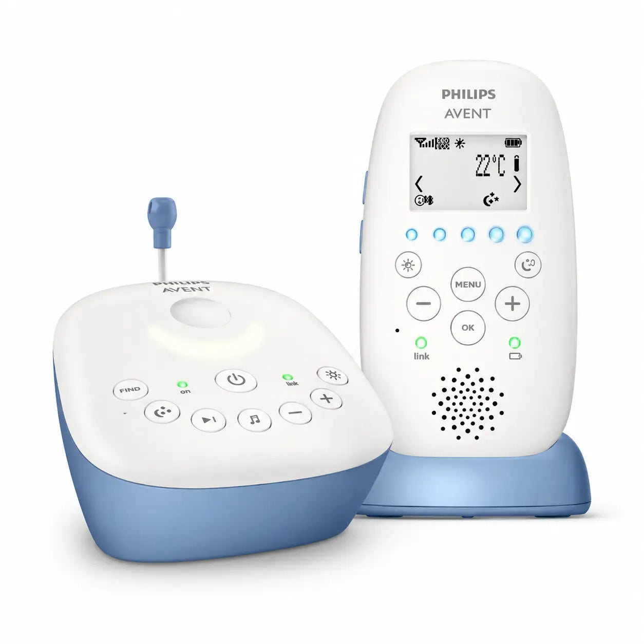 Baby monitor audio Avent Audio Dect Blu