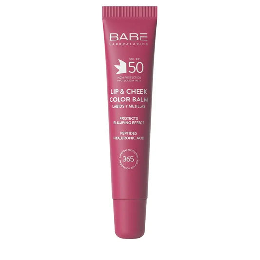 Babé Balsamo colorato per labbra e guance Spf 50 Velvet, 20 ml