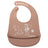 Baboo Bavaglino in silicone morbido con tasca Cacao, 4+ mesi, 1 pz.