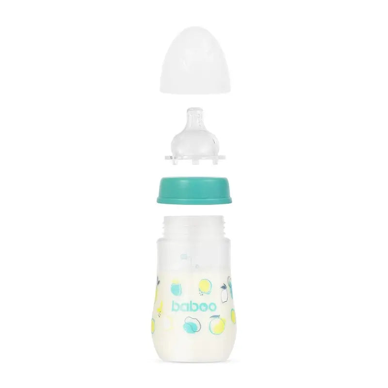 Biberon Baboo anticolica 3+ mesi Lagoon Fiesta, 250 ml