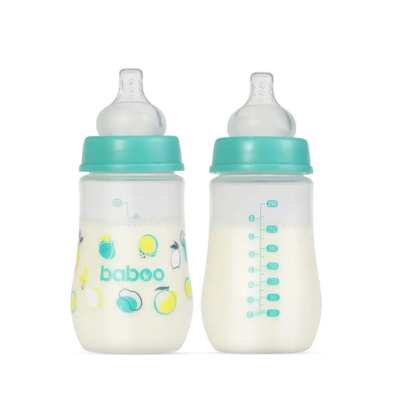 Biberon Baboo anticolica 3+ mesi Lagoon Fiesta, 250 ml