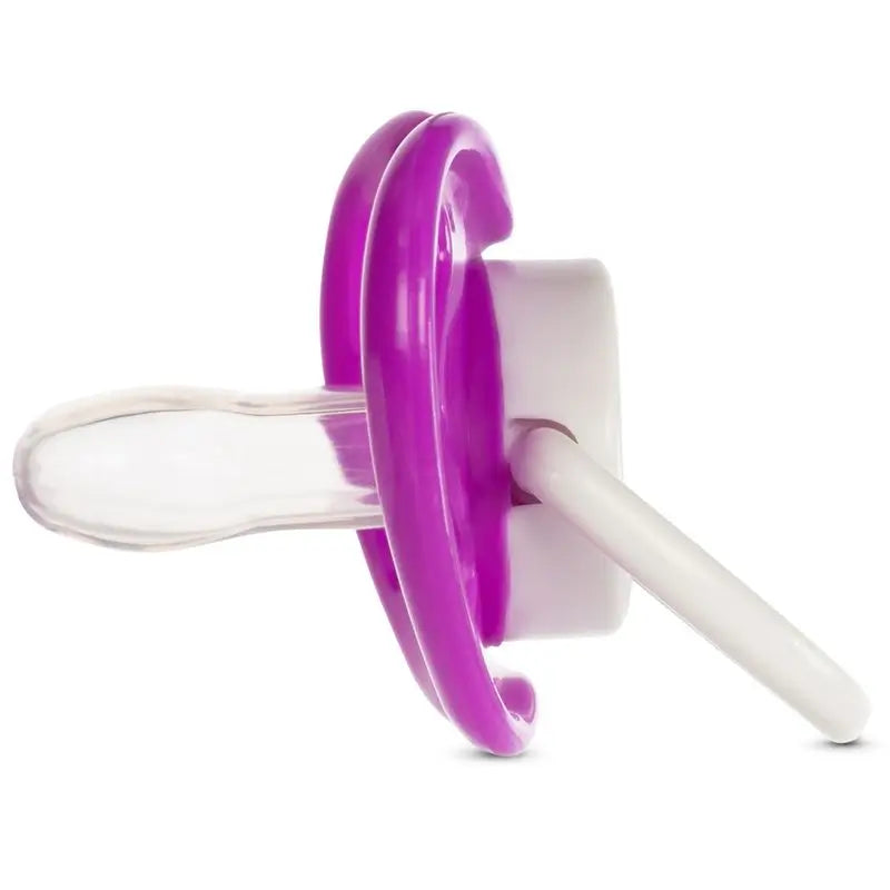 Baboo Succhietto simmetrico in silicone, 0+ mesi, viola