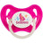 Baboo Succhietto simmetrico in silicone, fosforescente, rosa 6+ mesi