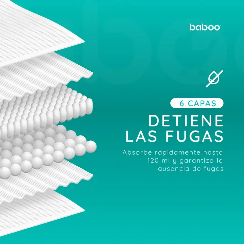 Baboo Ultra-Slim Pads assorbenti monouso per l'allattamento al seno, 40 pz.