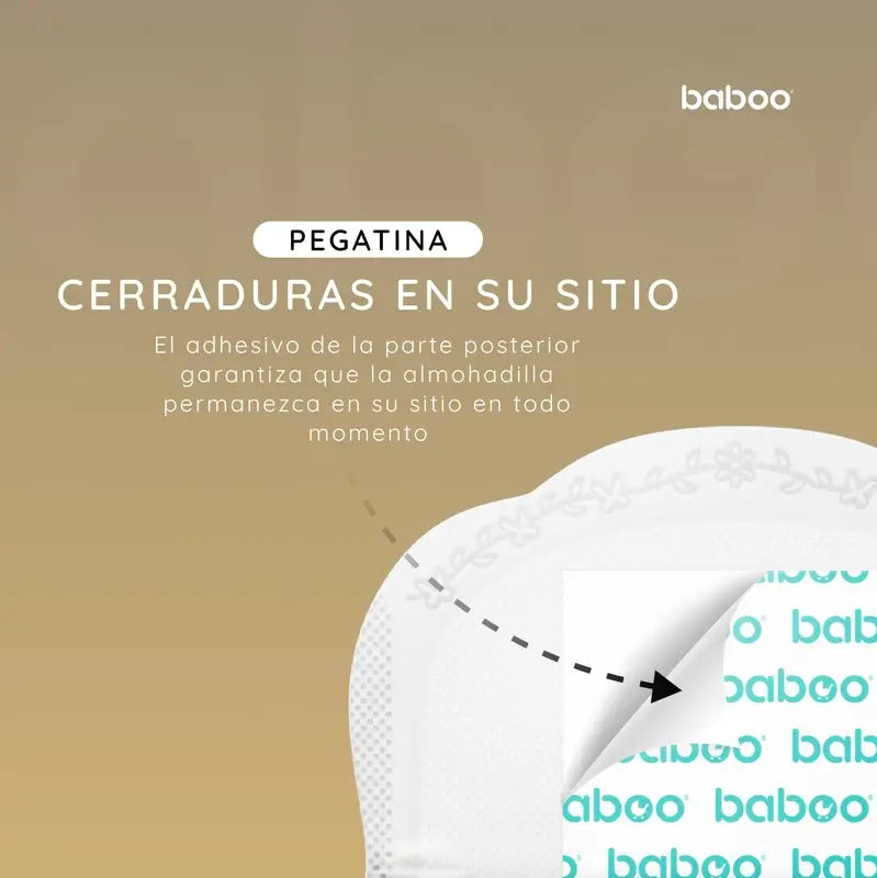 Baboo Ultra-Slim Pads assorbenti monouso per l'allattamento al seno, 60 pezzi.