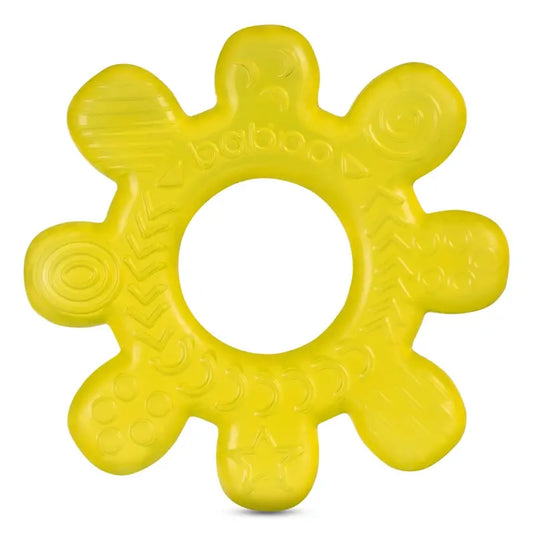 Baboo Teether Ruota refrigerante riempita d'acqua Giallo, 4+ mesi, 1 pz.
