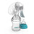 Tiralatte manuale Baboo con 4 livelli di aspirazione Clear / Turchese
