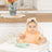 Baboo Peachy Keen Tazza di apprendimento in silicone con boccaglio 6+ mesi, 260 ml