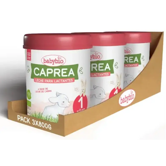 Babybio Caprea 1 Latte di capra 0-6 mesi, Confezione 3 x 800 g