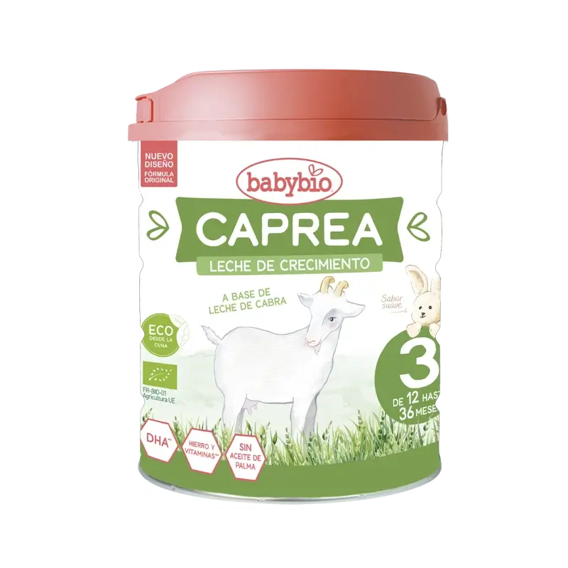 Babybio Caprea 3 Latte di capra 12-36 mesi, 800g
