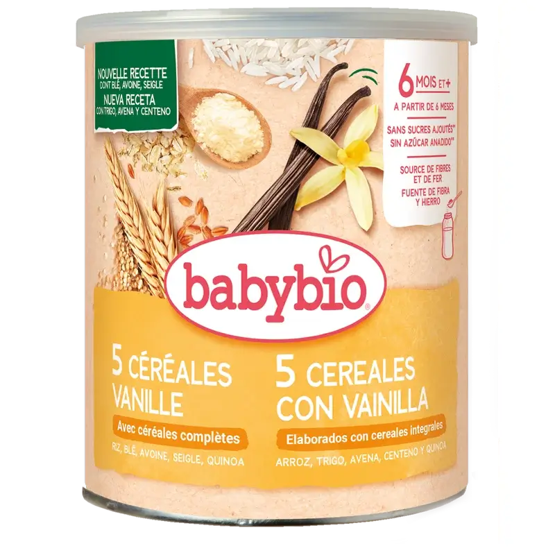 Babybio Cereali Vaniglia, 220g