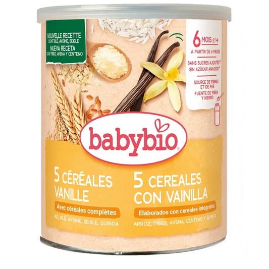 Babybio Cereali Vaniglia, 220g