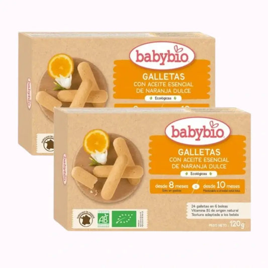 Biscotti per la dentizione Babybio, confezione da 2 x 120 g