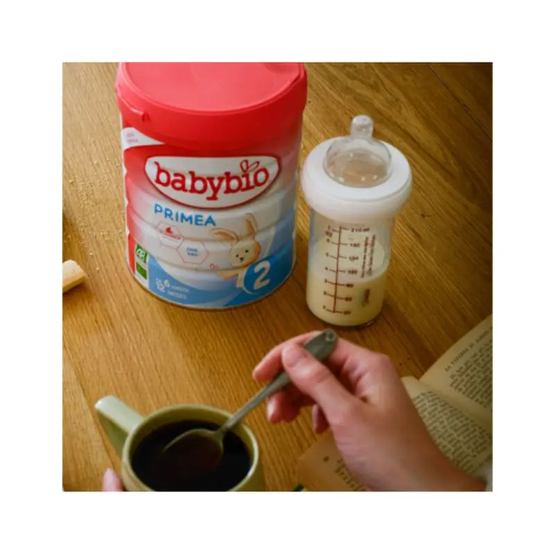 Babybio Primea 2 Latte vaccino Continuacion 6-12 mesi, 800g