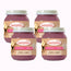 Babybio Mela Prugna, Confezione 4 x Prugna, 130g