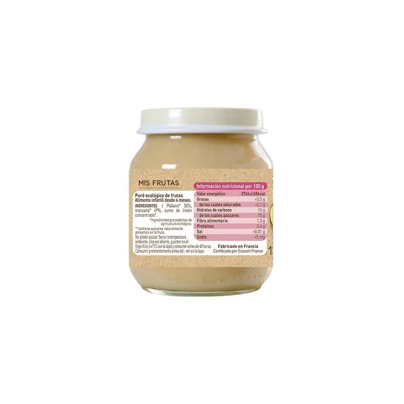 Babybio Mela Banana, 130 gr