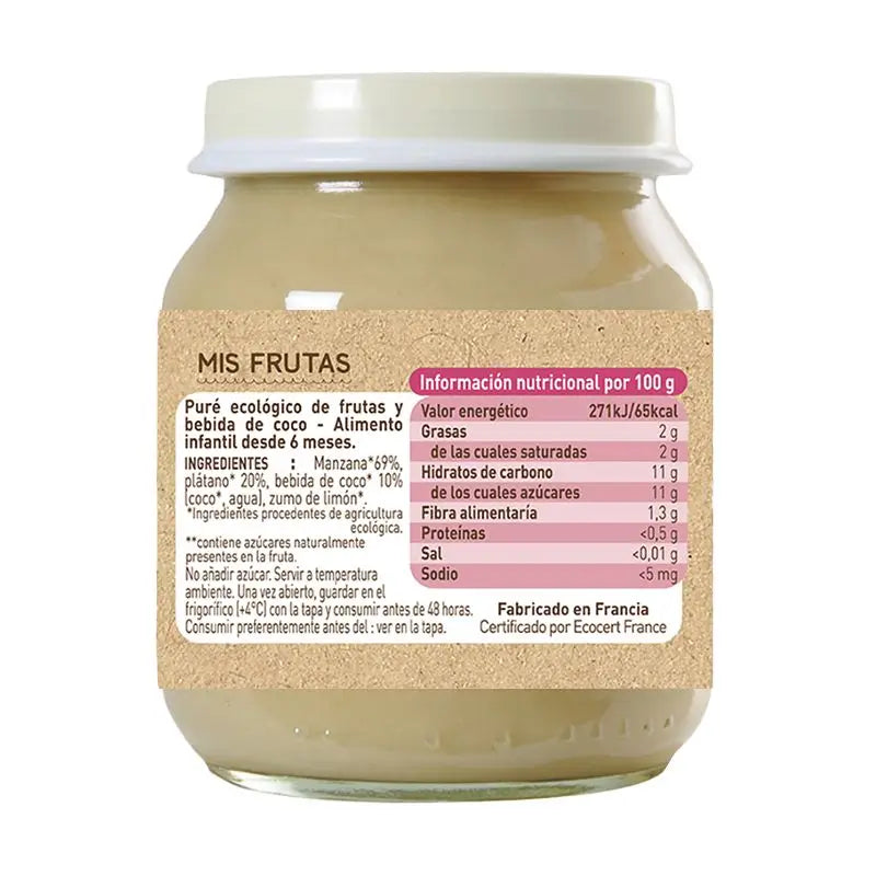 Babybio Banana e Mela - 130 g
