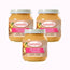 Babybio Pesca-Mela, Confezione 3 x 130 g