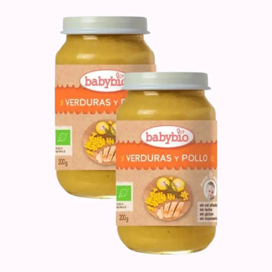 Babybio Menu Tradizione Pollo, Confezione 2 x 200 grammi